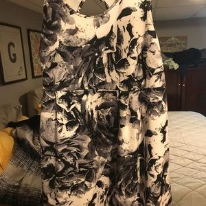 Apt 9 Black white and gray dress